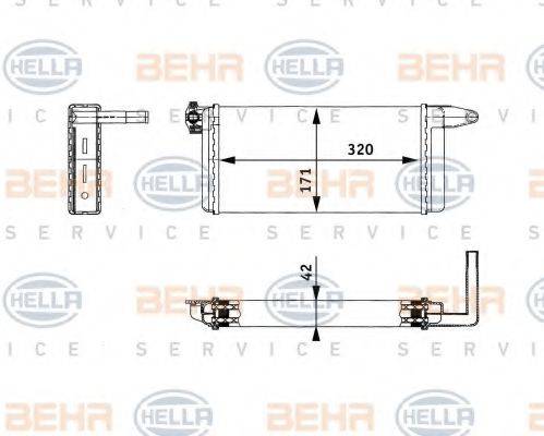 BEHR HELLA SERVICE 8FH 351 312-281