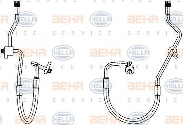 BEHR HELLA SERVICE 9GS351338431 Трубопровід високого тиску, кондиціонер