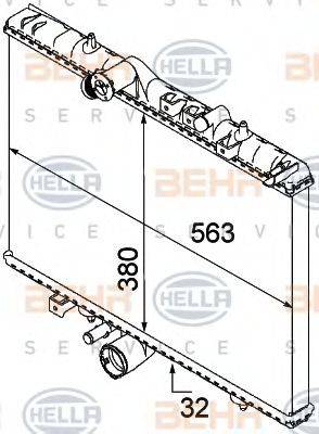 BEHR HELLA SERVICE 8MK 376 745-081