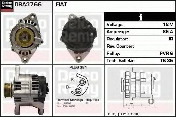 DELCO REMY DRA3766