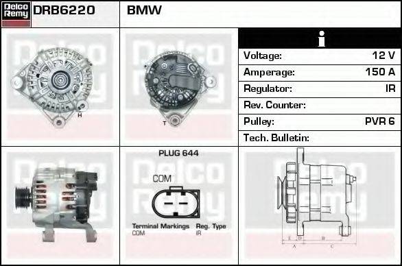 DELCO REMY DRB6220