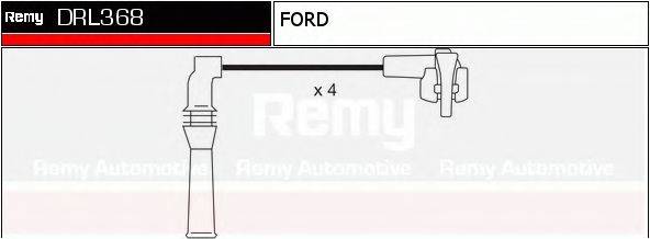 DELCO REMY DRL368 Комплект дротів запалювання