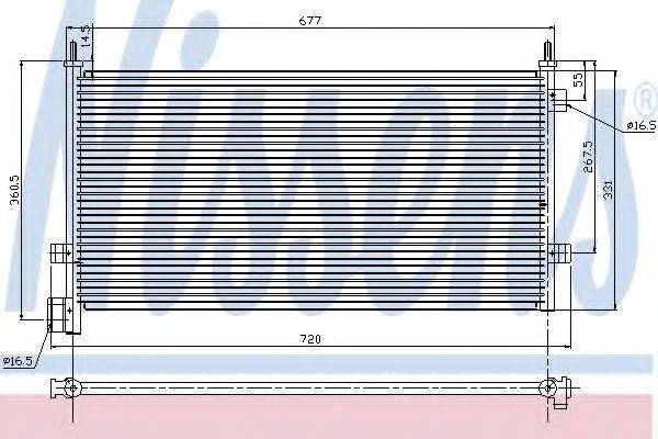 VOLVO 2 108 630 4 Конденсатор, кондиціонер