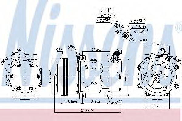 NISSENS 89159 Компресор, кондиціонер