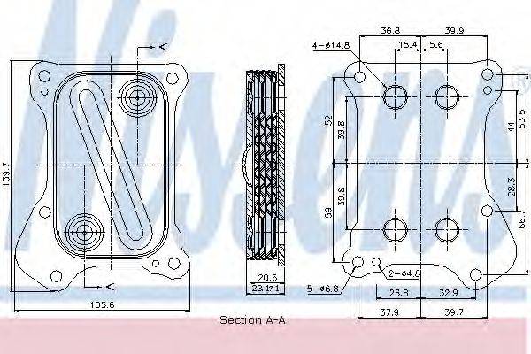 GMC 5650358 масляний радіатор, моторне масло