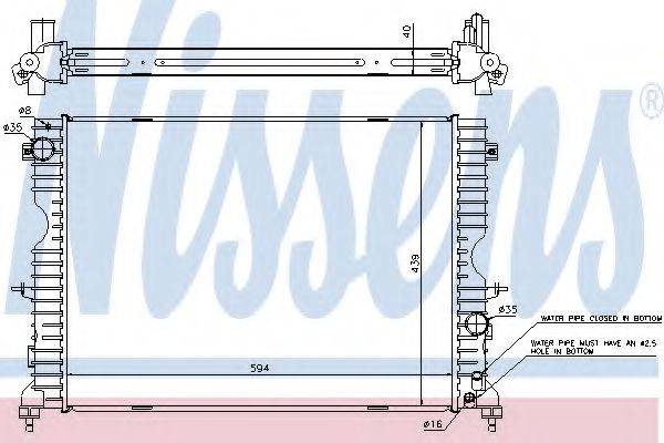 LAND ROVER PCC000640 Радіатор, охолодження двигуна