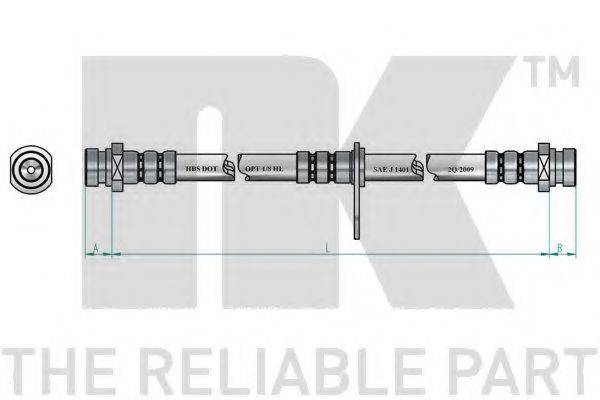 NK 853052 Гальмівний шланг