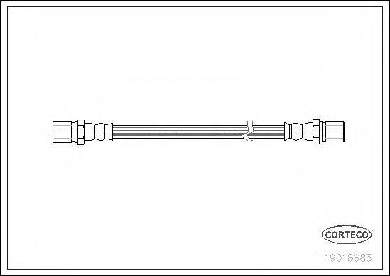 PIRELLI 5078 Гальмівний шланг