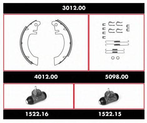 VALEO 553017 Комплект гальмівних колодок