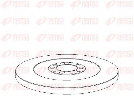 REMSA 1031.10 гальмівний диск