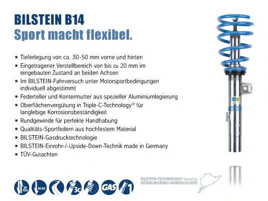 BILSTEIN BIL014350 Комплект ходової частини, пружини / амортизатори