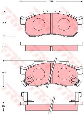 HONDA 45022-S2K-000 Комплект гальмівних колодок, дискове гальмо