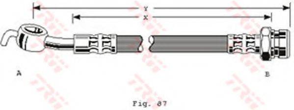 TRW PHD290 Гальмівний шланг