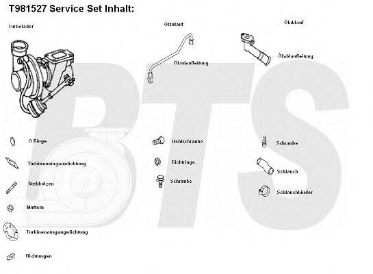 BTS TURBO T914862 Компресор наддув