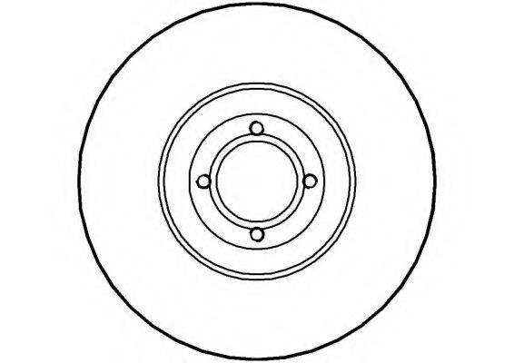 ROVER 58661637 гальмівний диск