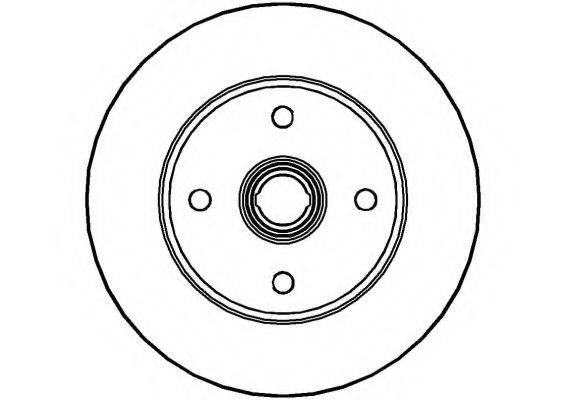 NATIONAL NBD151 гальмівний диск