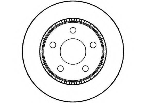 NATIONAL NBD393 гальмівний диск