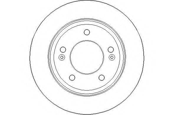 NATIONAL NBD1671 гальмівний диск