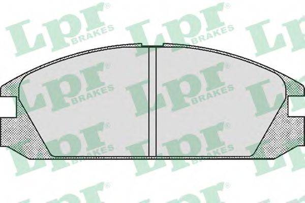 LPR 05P552 Комплект гальмівних колодок, дискове гальмо