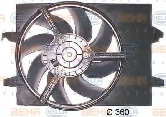 FORD 2S6H 8C607 EF Вентилятор, охолодження двигуна