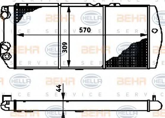 AUDI 443 121 253 L Радіатор, охолодження двигуна