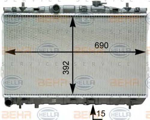 HYUNDAI 25310-08000 Радіатор, охолодження двигуна