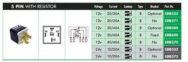 LUCAS ELECTRICAL SRB525