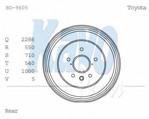 KAVO PARTS BD-9605