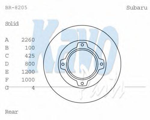 KAVO PARTS BR-8205