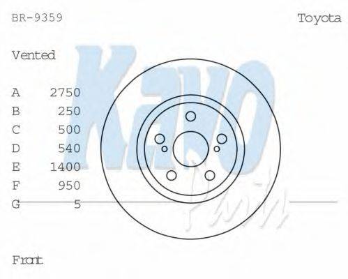 KAVO PARTS BR-9359