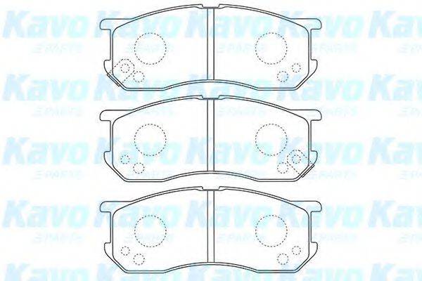 TOYOTA 0449187509000 Комплект гальмівних колодок, дискове гальмо