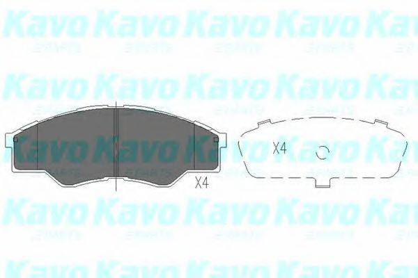 KAVO PARTS KBP9102 Комплект гальмівних колодок, дискове гальмо