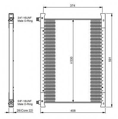 NRF 35064 Конденсатор, кондиціонер