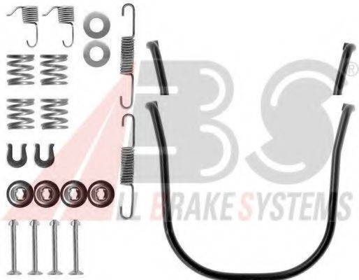 A.B.S. 0634Q Комплектуючі, гальмівна колодка