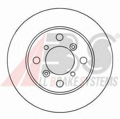 A.B.S. 16625OE гальмівний диск