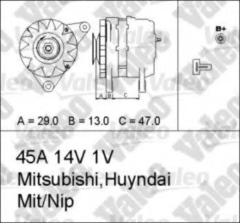 MITSUBISHI A 3 T 60G2 Генератор
