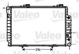 VALEO 734512 Радіатор, охолодження двигуна