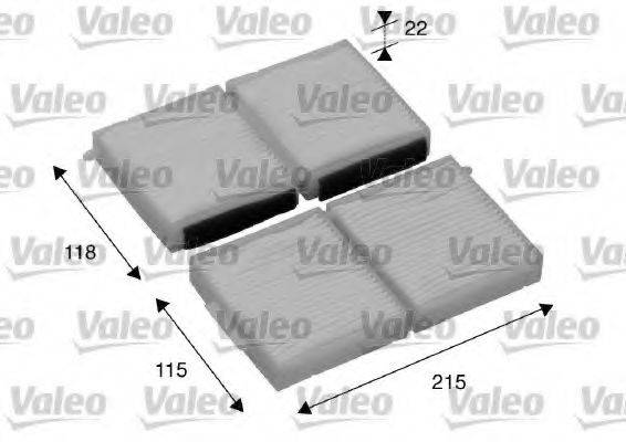 VALEO 698891 Фільтр, повітря у внутрішньому просторі