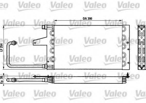 CITROEN 96045099 Конденсатор, кондиціонер