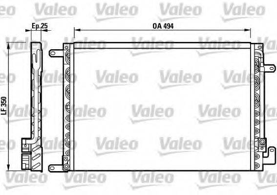 ALFA ROMEO 7789218 Конденсатор, кондиціонер