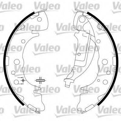 VALEO 564024 Комплект гальмівних колодок