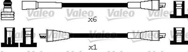 VAUXHALL 1612430 Комплект дротів запалювання