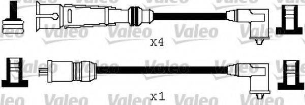 VALEO 346462 Комплект дротів запалювання