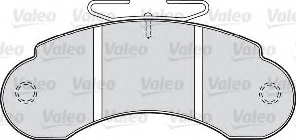 VALEO 598137 Комплект гальмівних колодок, дискове гальмо
