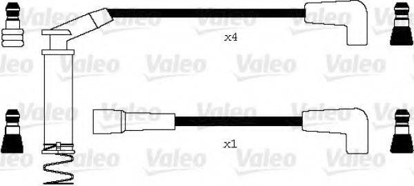 VAUXHALL 1612527 Комплект дротів запалювання