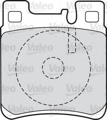 VALEO 301617 Комплект гальмівних колодок, дискове гальмо
