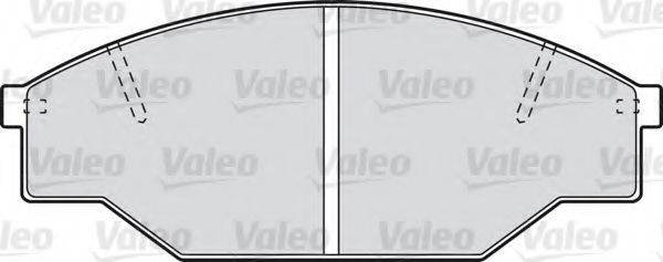 VALEO 301402 Комплект гальмівних колодок, дискове гальмо