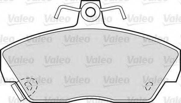 VALEO 21520 Комплект гальмівних колодок, дискове гальмо