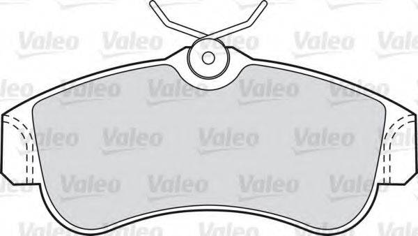 VALEO 301054 Комплект гальмівних колодок, дискове гальмо