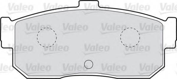 VALEO 301668 Комплект гальмівних колодок, дискове гальмо